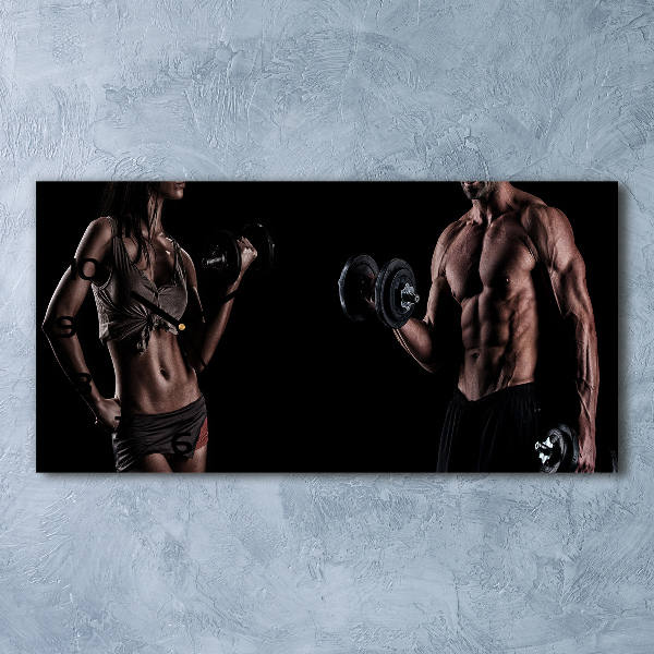 Horloge rectangulaire horizontale Structure musculaire