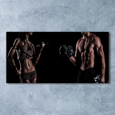 Horloge rectangulaire horizontale Structure musculaire