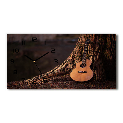 Horloge rectangulaire horizontale Guitare acoustique