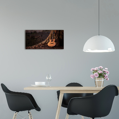 Horloge rectangulaire horizontale Guitare acoustique