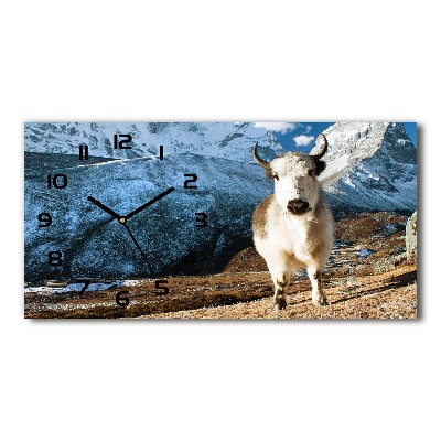 Horloge rectangulaire horizontale Comme une montagne commune
