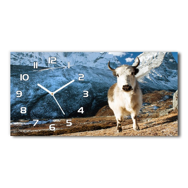 Horloge rectangulaire horizontale Comme une montagne commune