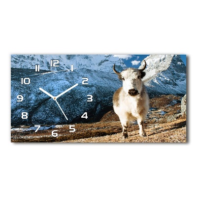 Horloge rectangulaire horizontale Comme une montagne commune