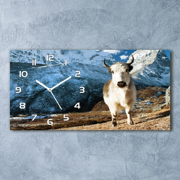 Horloge rectangulaire horizontale Comme une montagne commune