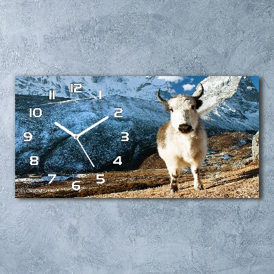 Horloge rectangulaire horizontale Comme une montagne commune