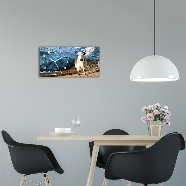 Horloge rectangulaire horizontale Comme une montagne commune