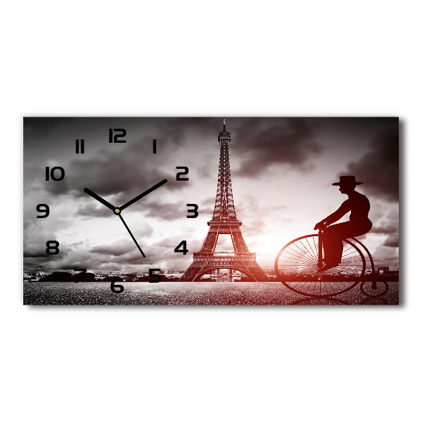 Horloge horizontale Tour Eiffel Paris