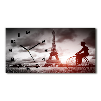 Horloge horizontale Tour Eiffel Paris