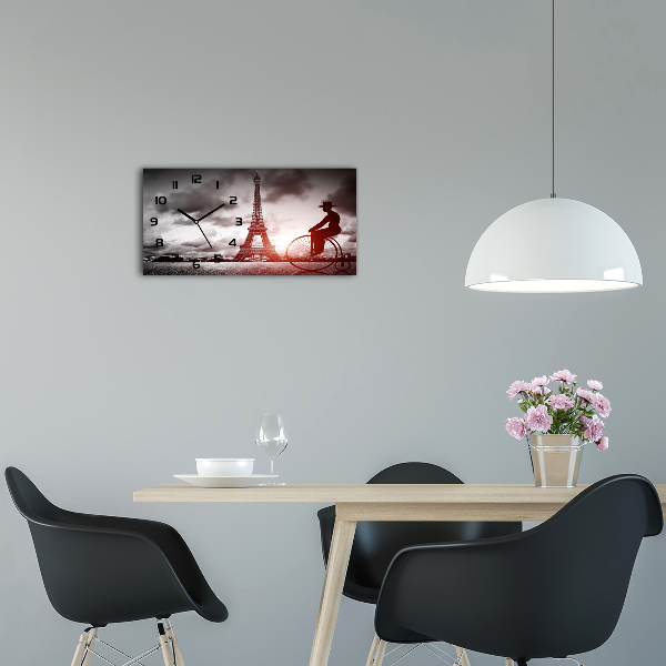 Horloge horizontale Tour Eiffel Paris