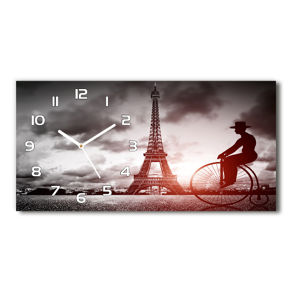 Horloge horizontale Tour Eiffel Paris