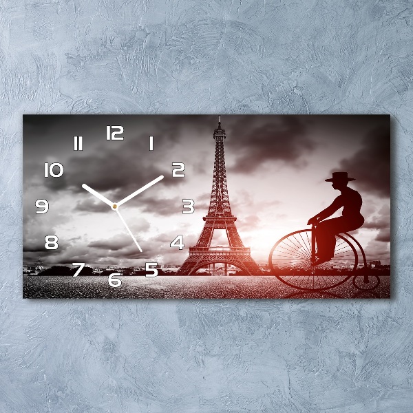 Horloge horizontale Tour Eiffel Paris