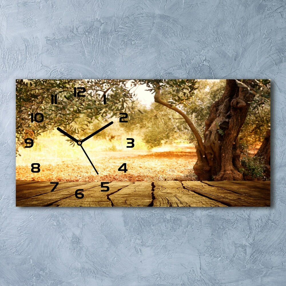 Horloge rectangulaire horizontale Olivier