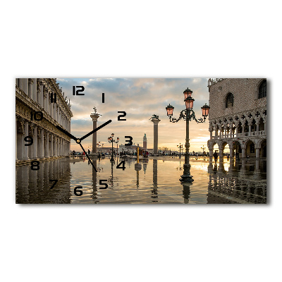 Horloge murale horizontale Venise Italie