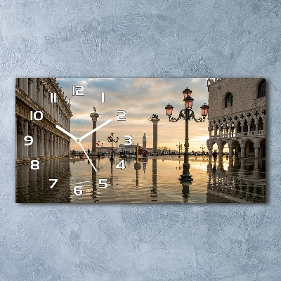 Horloge murale horizontale Venise Italie