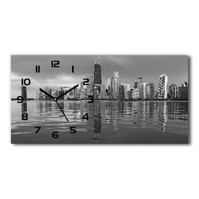 Horloge horizontale en verre Chicago (New York)