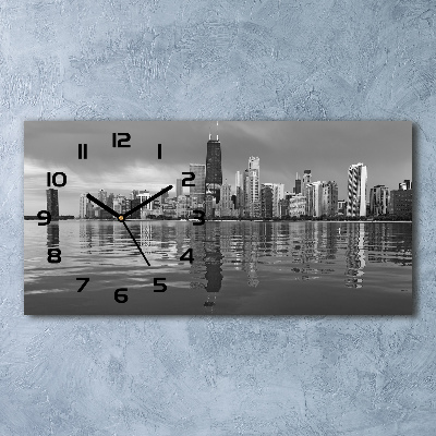 Horloge horizontale en verre Chicago (New York)
