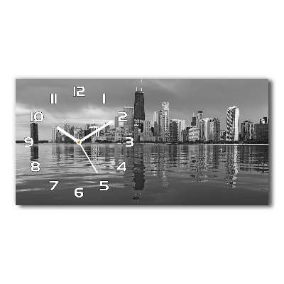 Horloge horizontale en verre Chicago (New York)