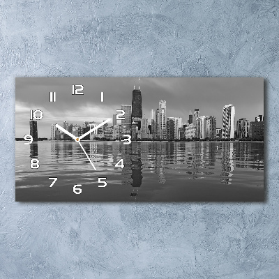 Horloge horizontale en verre Chicago (New York)