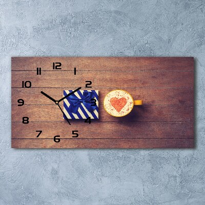 Horloge horizontale Café et cadeau