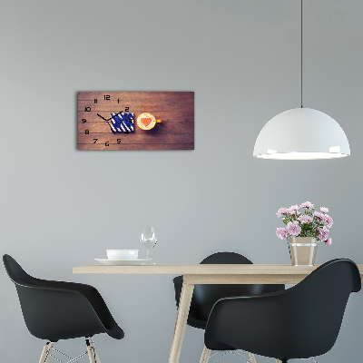 Horloge horizontale Café et cadeau