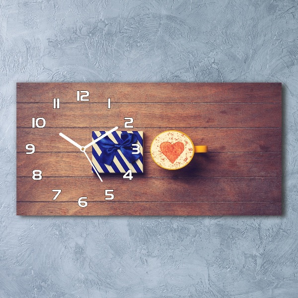 Horloge horizontale Café et cadeau