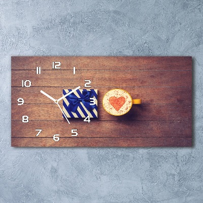 Horloge horizontale Café et cadeau