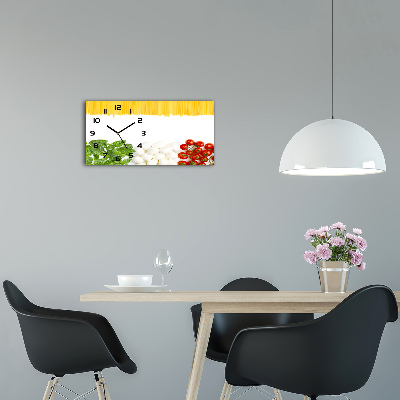 Horloge murale horizontale Drapeau italien