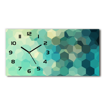 Horloge rectangulaire horizontale Abstraction