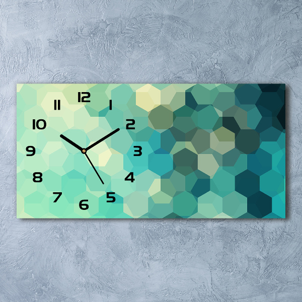 Horloge rectangulaire horizontale Abstraction