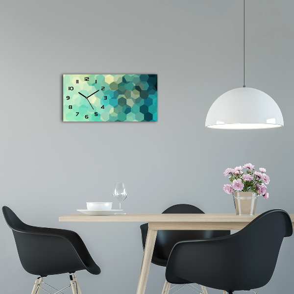 Horloge rectangulaire horizontale Abstraction