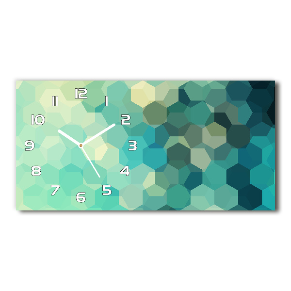 Horloge rectangulaire horizontale Abstraction