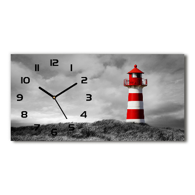 Horloge murale horizontale Phare