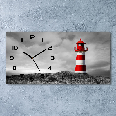 Horloge murale horizontale Phare