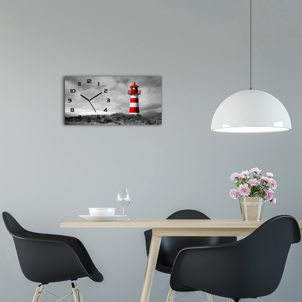 Horloge murale horizontale Phare