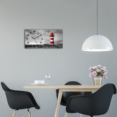 Horloge murale horizontale Phare