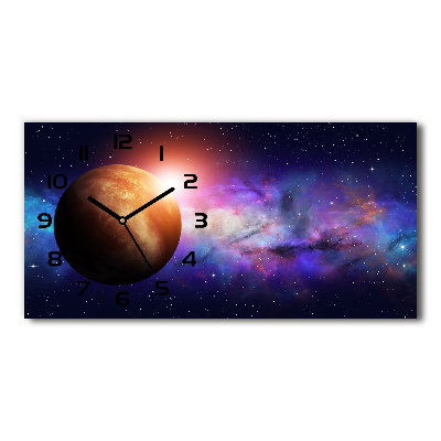 Horloge rectangulaire horizontale Nébuleuse