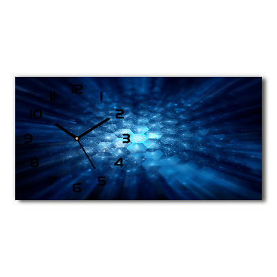 Horloge murale horizontale Cristaux