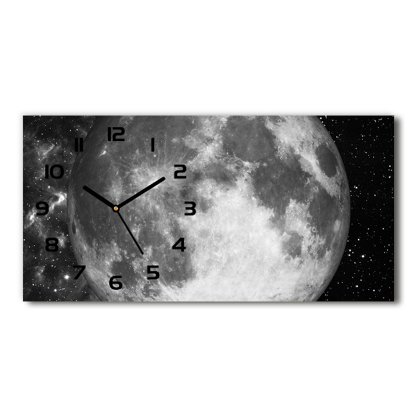 Horloge horizontale Lune