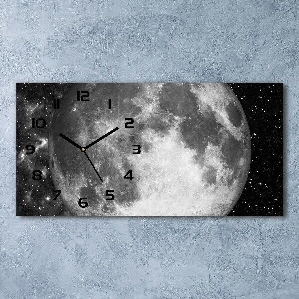 Horloge horizontale Lune