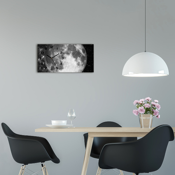 Horloge horizontale Lune