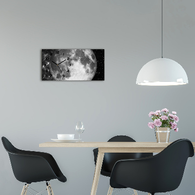 Horloge horizontale Lune