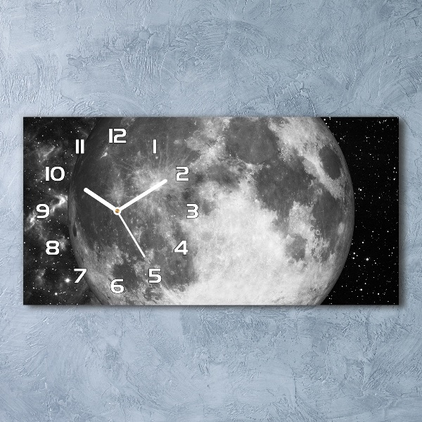 Horloge horizontale Lune