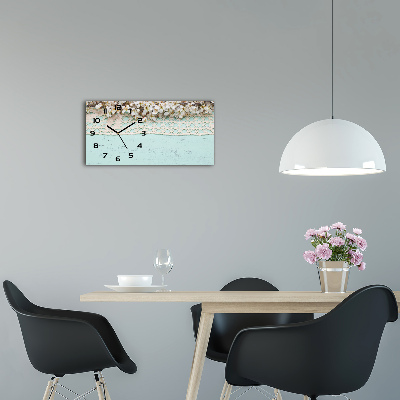 Horloge rectangulaire horizontale Fleurs de cerisier