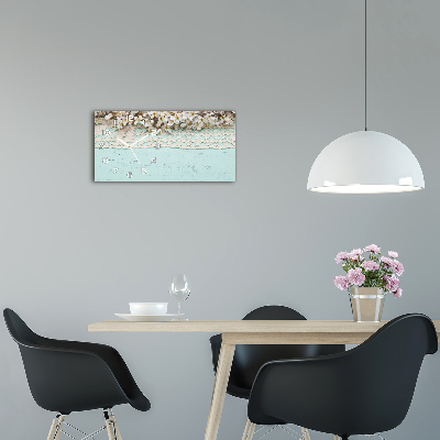 Horloge rectangulaire horizontale Fleurs de cerisier