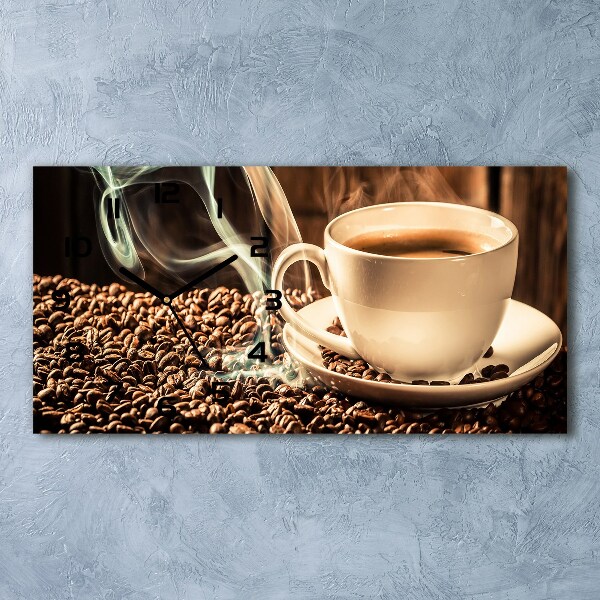 Horloge horizontale Café aromatique
