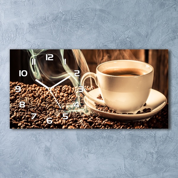 Horloge horizontale Café aromatique