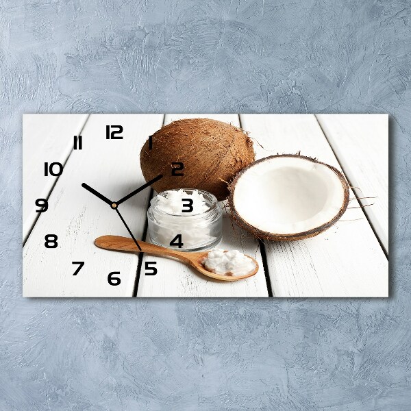 Horloge horizontale Huile de coco