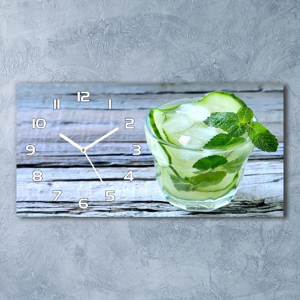 Horloge horizontale Eau de concombre