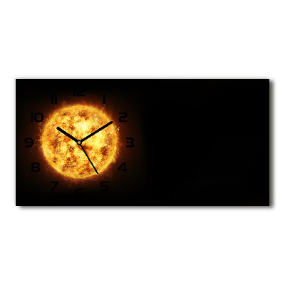 Horloge rectangulaire horizontale Soleil