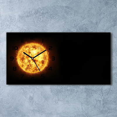 Horloge rectangulaire horizontale Soleil